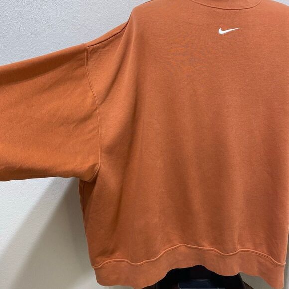 Nike Center Swoosh Logo Pullover Sweatshirt Size XXL Cotton Blend - Picture 6 of 8